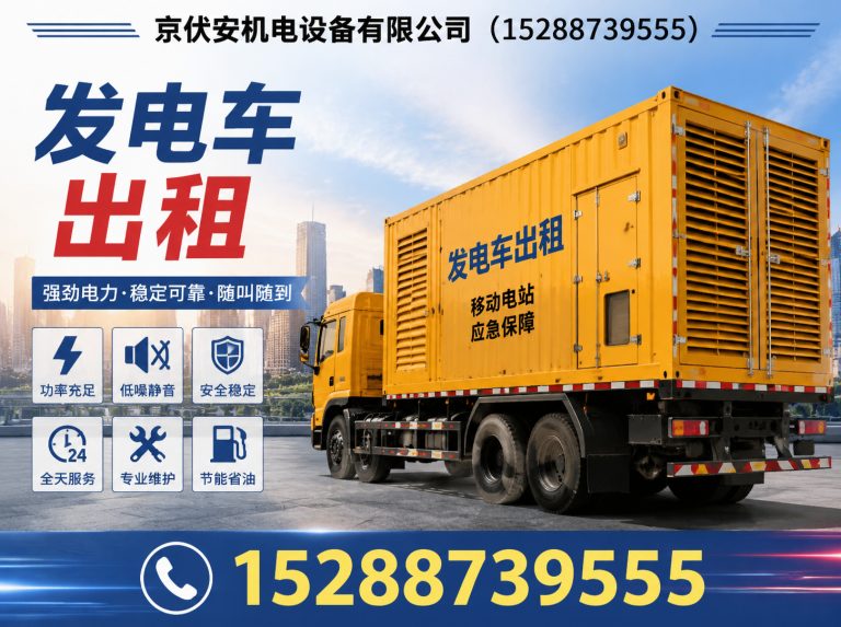 惠州发电机租赁展示图
