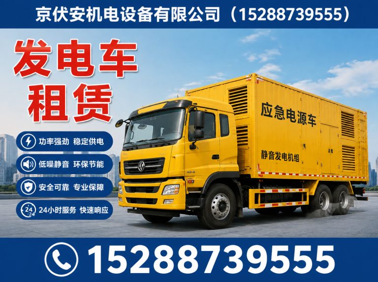 惠州发电车出租展示图